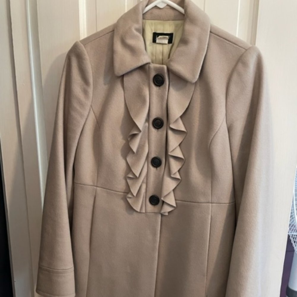 J. Crew gray/taupe dress coat size 0